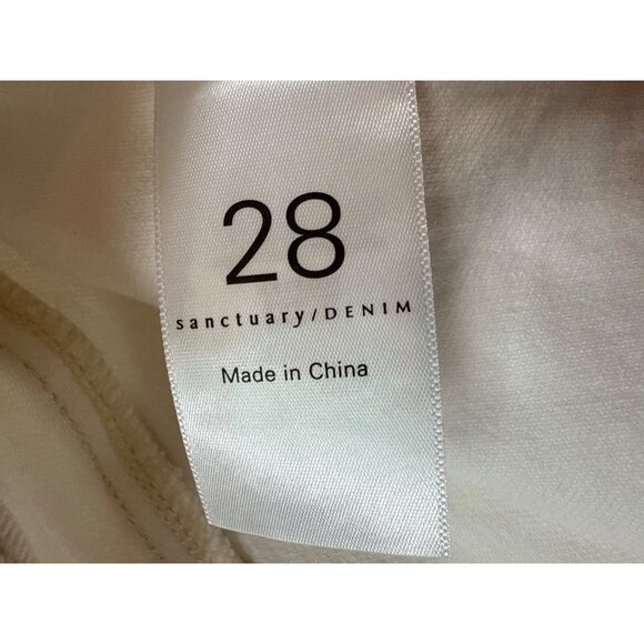 Sanctuary Brooklyn Women White High-Waisted Cargo Jogger sz 28 Pants (bin ii164) - Picture 11 of 16